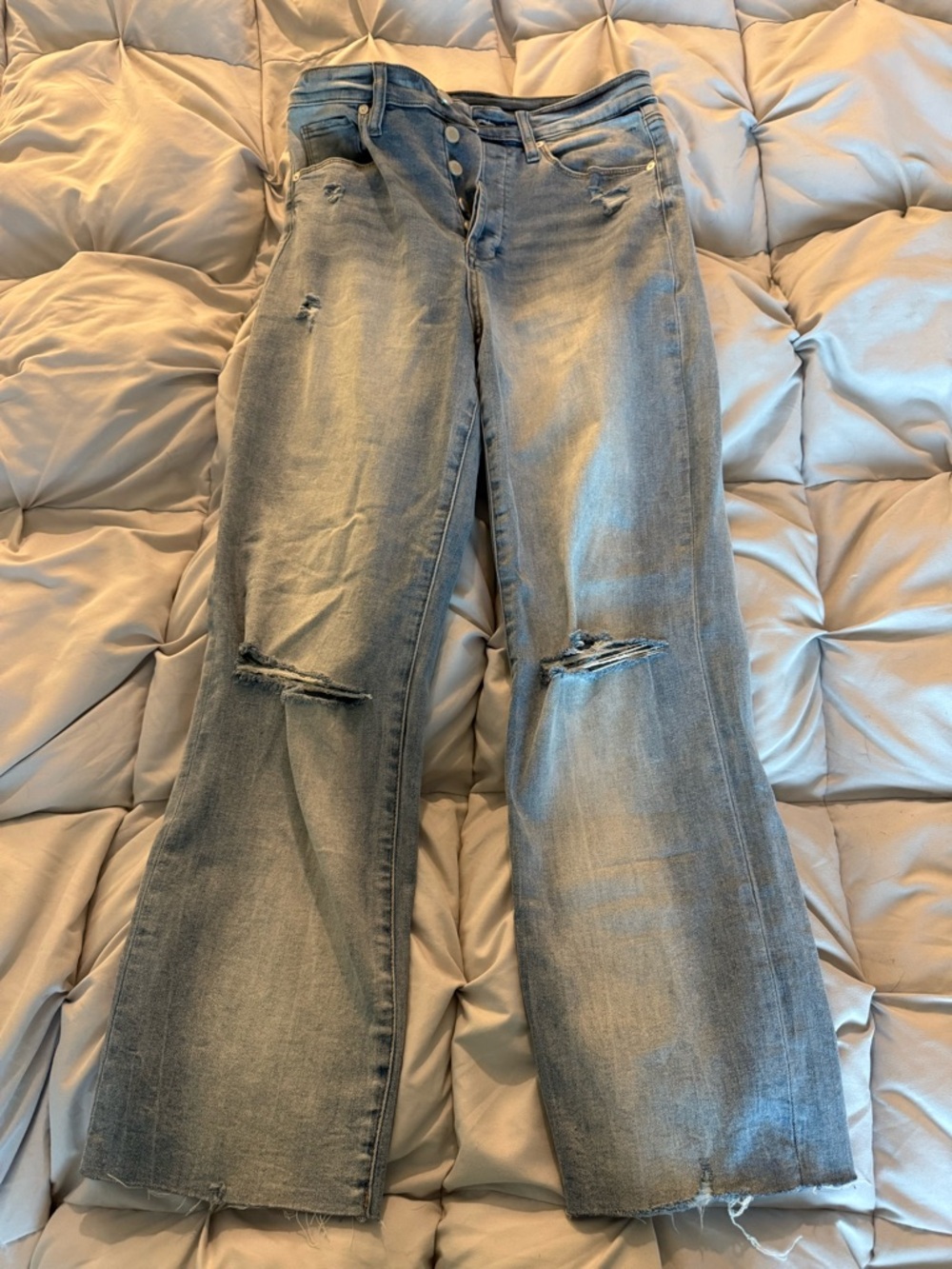 BLANK NYCLight Blue Distressed Women's Jeans